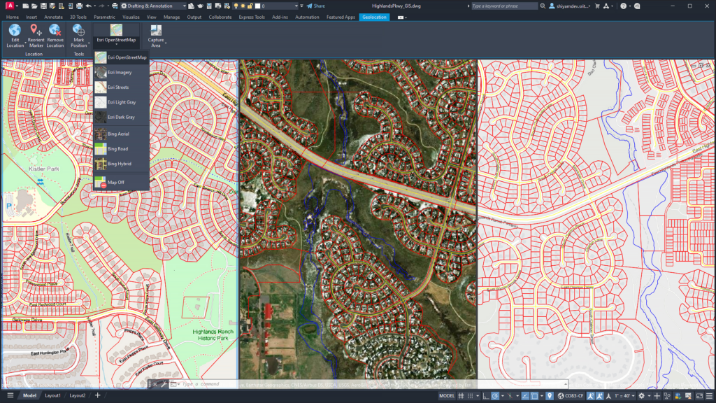 saredica autocad nouveauté Sénégal Fonds de carte ArcGIS®